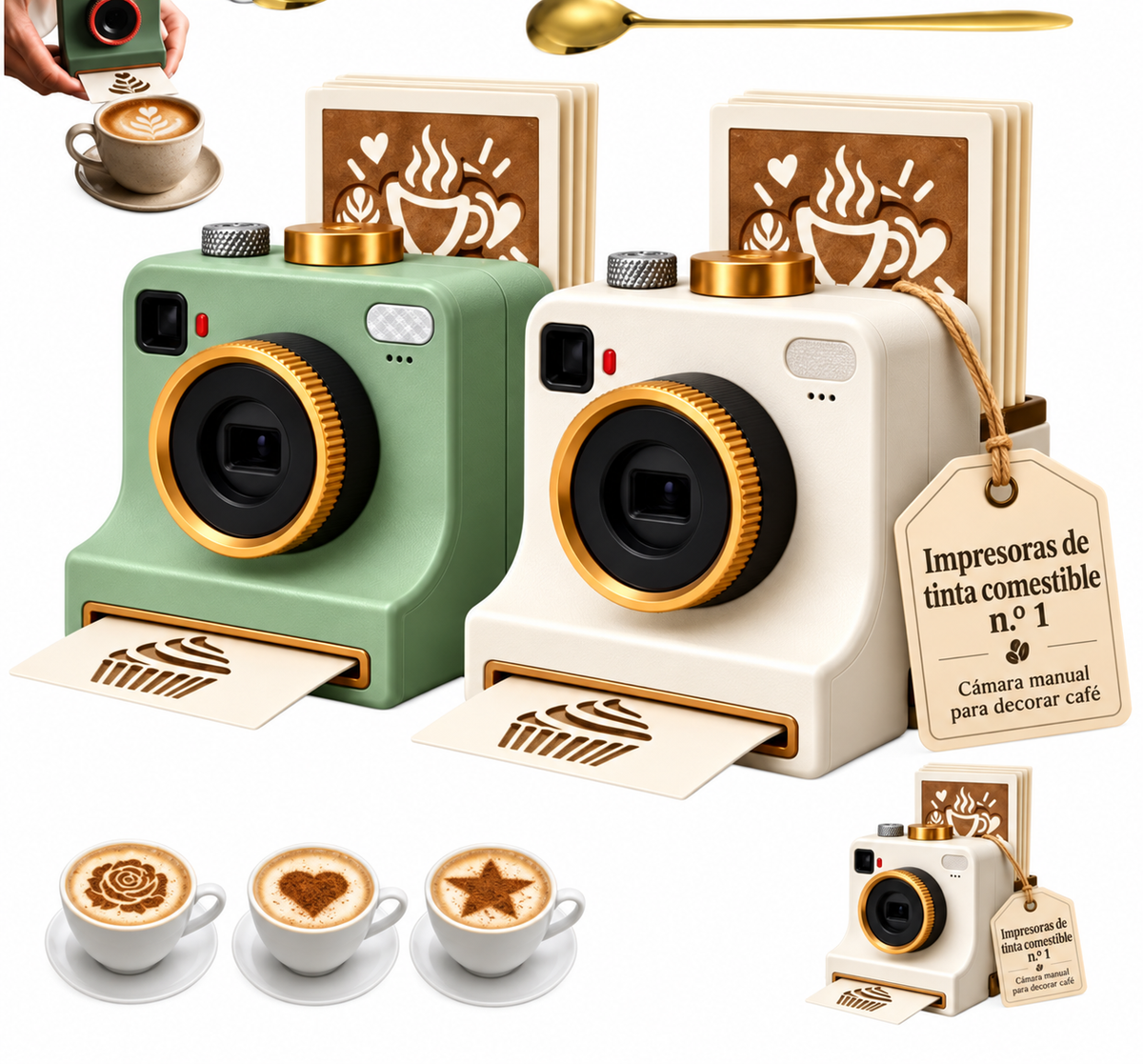 Impresora de Café Vintage